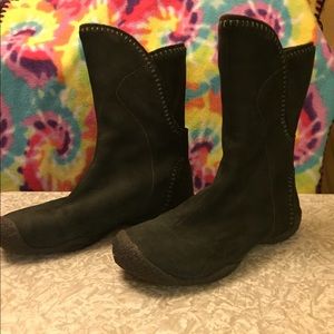 Keen waterproof black calf-high boots